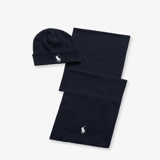 Set sciarpa e cappello - Navy Heather