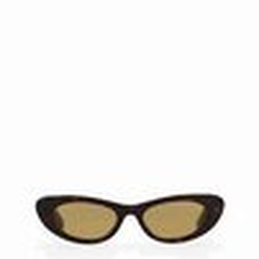 BOTTEGA VENETA OCCHIALI DA SOLE "SNAP CAT-EYE" - Brown