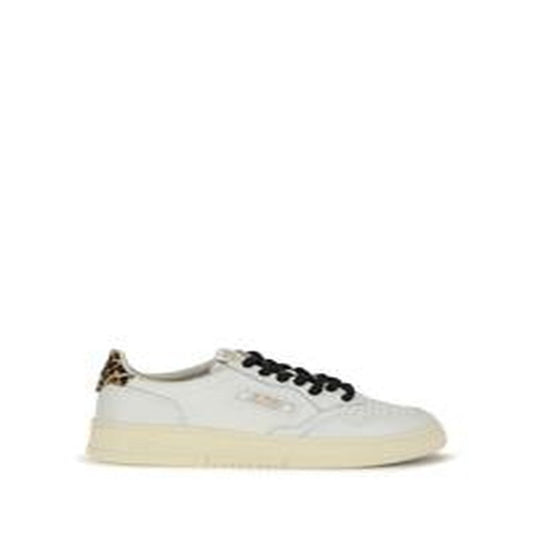 Sneakers Medalist Low in pelle - WHITE/LEOPARD