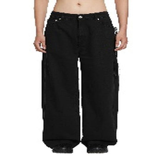 PAPPAS PANT LNYRD () BLACK + DMTH EMBROIDERY - Black
