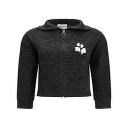 Felpa Coxy con collo alto - BLACK