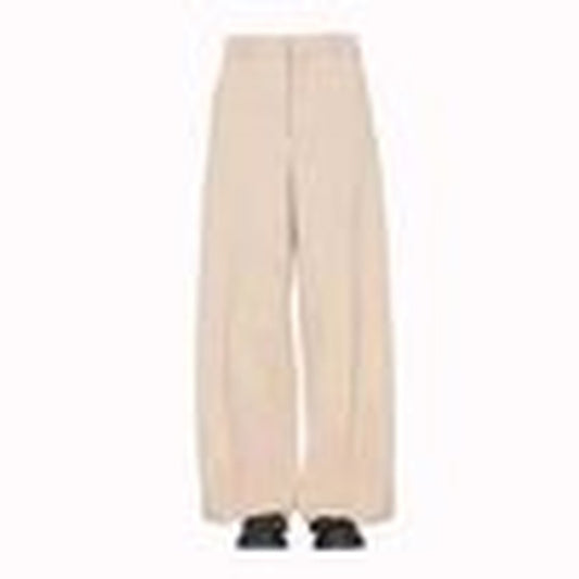AMI PARIS PANTALONE WIDE LEG - Beige