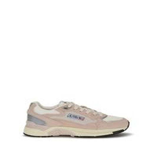 Sneakers Hyperway in mesh e pelle scamosciata - BICOLOR/SILK WHITE