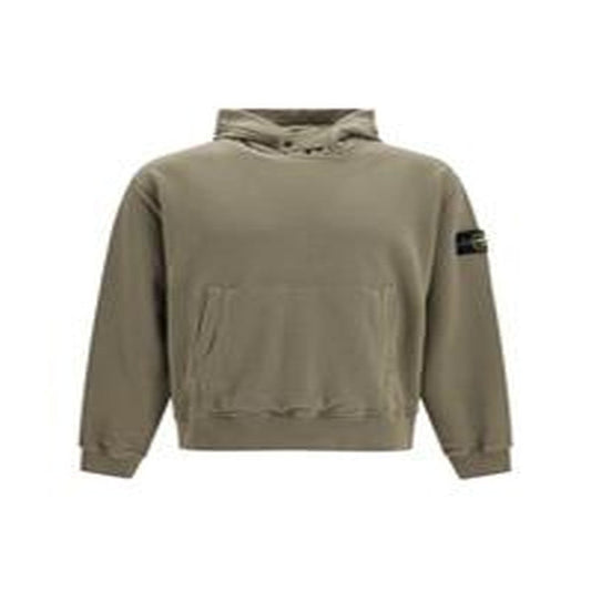 Felpa con Cappuccio e tasca frontale - MILITARY GREEN