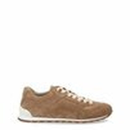 Sneaker In Suede Brown