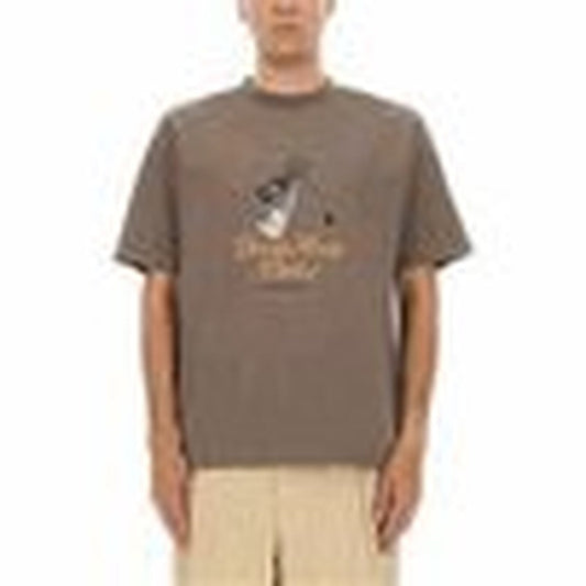 T-SHIRT CON STAMPA GRAND HOTEL - Grey