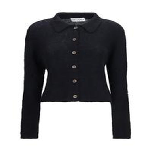 Maglione Polo Mazzy in misto alpaca - BLACK FUZZY